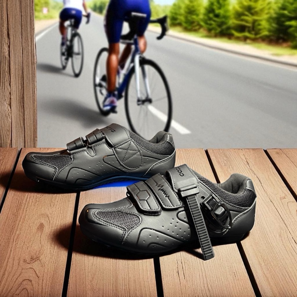 Gray Cycling Shoes